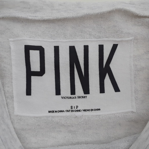 PINK Holographic Wow Logo Sweatshirt - Picture 3 of 3